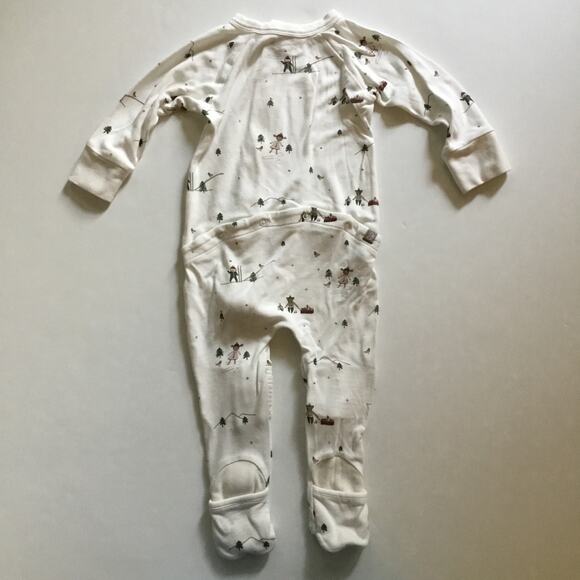 Goumi winter wonderland zipper footies - Picture 7 of 7